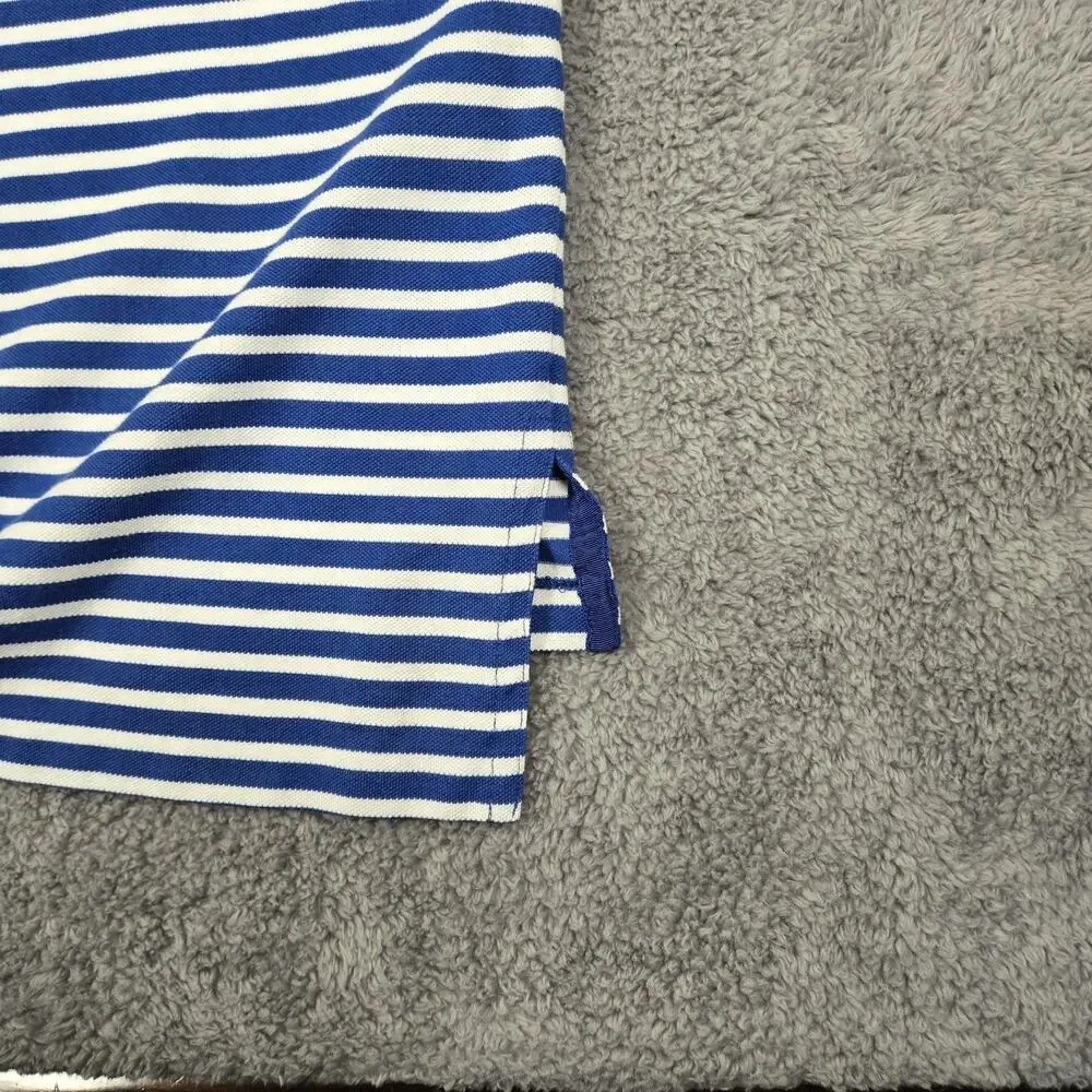 Polo Ralph Lauren Striped Short-Sleeve Polo Shirt Blue/ White Men’s XL